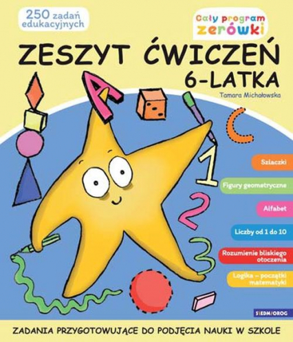 Zeszyt ćwiczeń 6-latka - Tamara Michałowska | okładka
