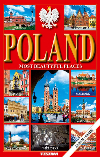 Polska najpiękniejsze miejsca. Poland the most beautyful places wer. angielska - Rafał Jabłoński | okładka