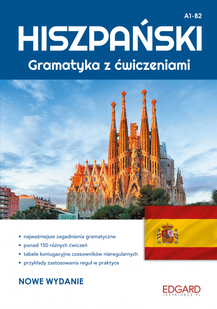 Hiszpański Gramatyka z ćwiczeniami. Poziom A1-B2 wyd. 2023 -  | okładka