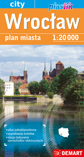 Wrocław plan miasta 1:20 000. Plastik - Opracowanie Zbiorowe | okładka