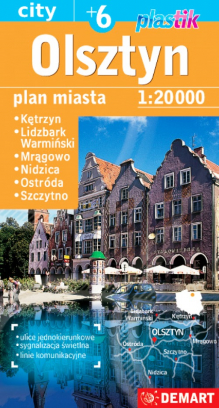 Olsztyn plus 6. plan miasta 1:20 000. Plastik - Opracowanie Zbiorowe | okładka