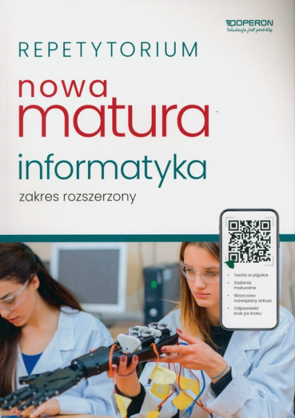 Nowa matura 2023 Informatyka repetytorium zakres rozszerzony - Dobosiewicz Piotr | okładka