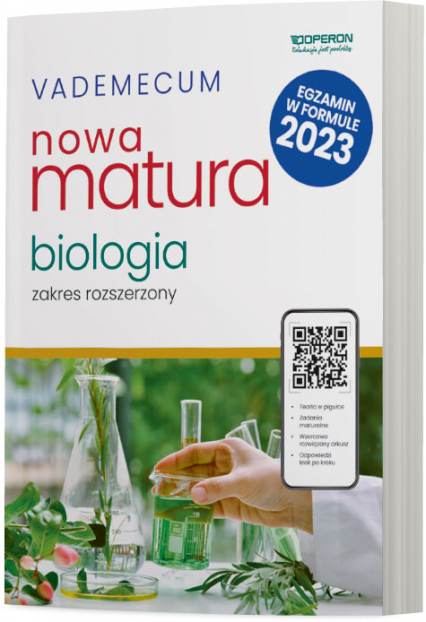 Nowa matura 2023 Biologia Vademecum zakres rozszerzony - Jakubik Beata, Szymańska Renata | okładka