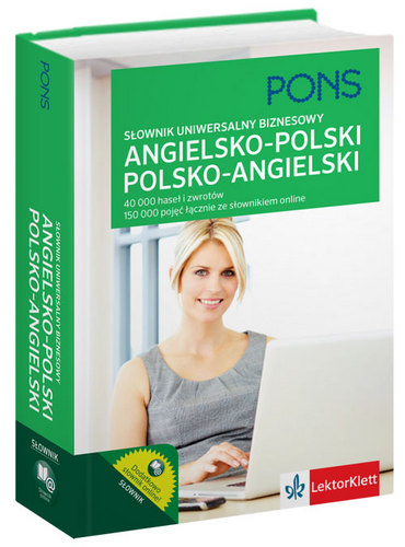 Słownik uniwersalny biznesowy ang-pol, pol-ang PONS 40 000 haseł i zwrotów - Opracowanie Zbiorowe | okładka