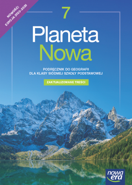Geografia planeta nowa NEON podręcznik dla klasy 7 szkoły podstawowej EDYCJA 2023-2025 - Szubert Mariusz | okładka