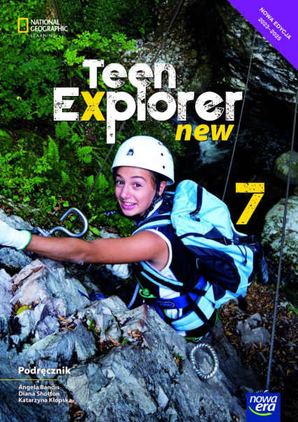 Język angielski teen explorer NEON podręcznik dla klasy 7 szkoły podstawowej EDYCJA 2023-2025 - Bandis Angela, Shotton Diana | okładka