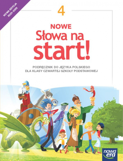 Język polski słowa na start! NEON podręcznik dla klasy 4 szkoły podstawowej EDYCJA 2023-2025 - Anna Klimowicz | okładka