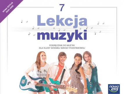 Muzyka lekcja muzyki NEON podręcznik dla klasy 7 szkoły podstawowej EDYCJA 2023-2025 - Gromek Monika, Kilbach Grażyna | okładka