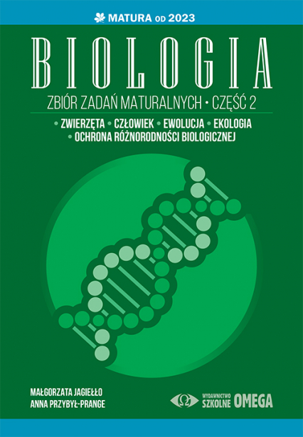 Biologia Zbiór zadań maturalnych Część 2 Matura od 2023 roku - Jagiełło Małgorzata | okładka