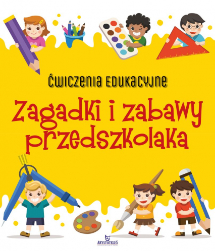 Zagadki i zabawy przedszkolaka. Ćwiczenia edukacyjne - Ewelina Grzankowska | okładka