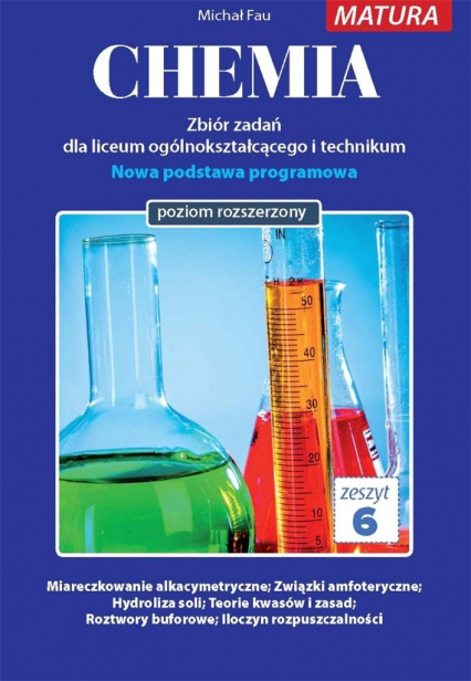 Chemia zbiór zadań zeszyt 6 -  | okładka