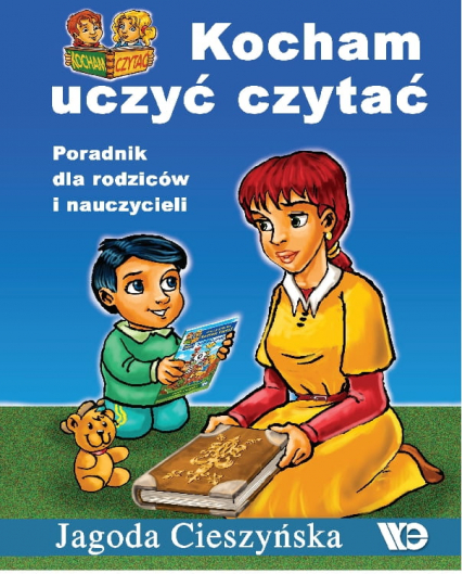 Kocham uczyć czytać Poradnik dla rodziców i nauczycieli - Jagoda Cieszyńska | okładka