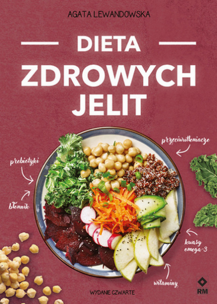 Dieta zdrowych jelit wyd. 2024 - Agata Lewandowska | okładka