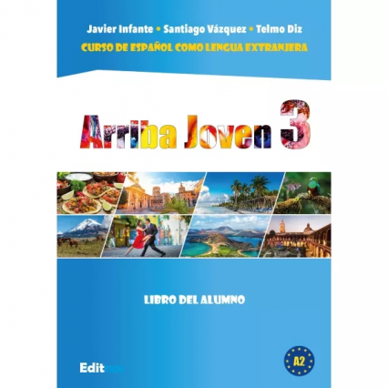 Arriba Joven 3 podręcznik do nauki hiszpańskiego A2.2 -  | okładka