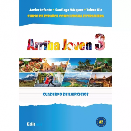 Arriba Joven 3 ćwiczenia do nauki hiszpańskiego A2.2 -  | okładka