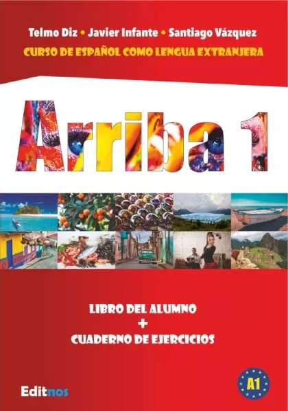 Arriba 1 podręcznik + ćwiczenia do nauki hiszpańskiego -  | okładka
