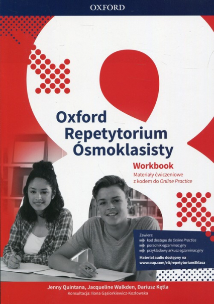Oxford Repetytorium Ósmoklasisty Workbook with Online Practice - Kętla Dariusz, Walkden Jacqueline | okładka