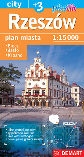 Rzeszów 1:15 000 plan miasta - Opracowanie Zbiorowe | okładka