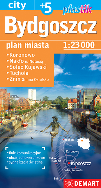 Bydgoszcz 1:23 000 plan miasta - Opracowanie Zbiorowe | okładka
