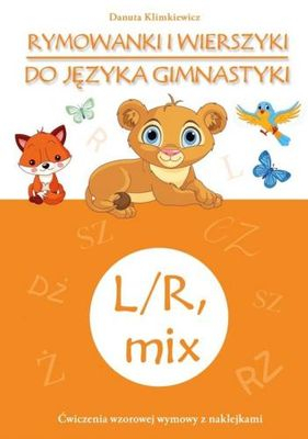 Lr mix rymowanki i wierszyki do języka gimnastyki - Danuta Klimkiewicz | okładka