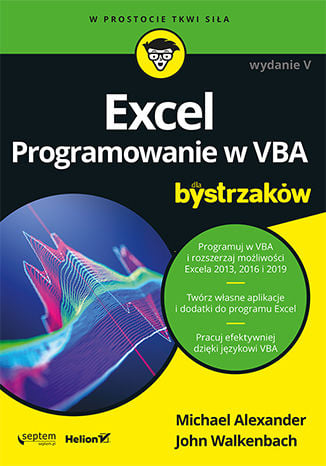 Excel. Programowanie w VBA dla bystrzaków wyd. 5 - Michael Alexander | okładka