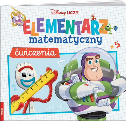 Disney uczy mix Elementarz matematyczny Ćwiczenia UMC-9301 - Opracowanie Zbiorowe | okładka
