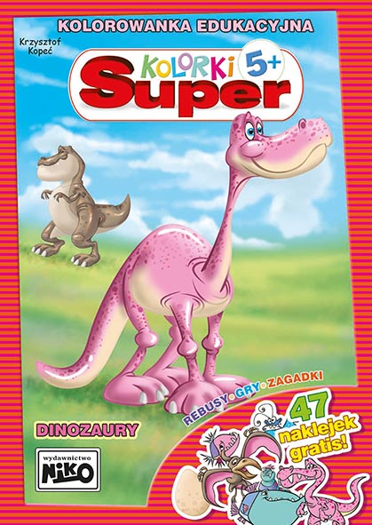 Dinozaury. Super kolorki - Kopeć Krzysztof | okładka