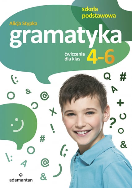 Gramatyka. Ćwiczenia dla klas 4-6 szkoły podstawowej -  | okładka