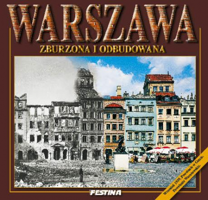 Warszawa zburzona i odbudowana wer. polska - Jarosław Zieliński | okładka