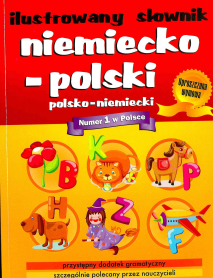 Ilustrowany słownik niemiecko-polski polsko-niemiecki - Adrian Golis | okładka