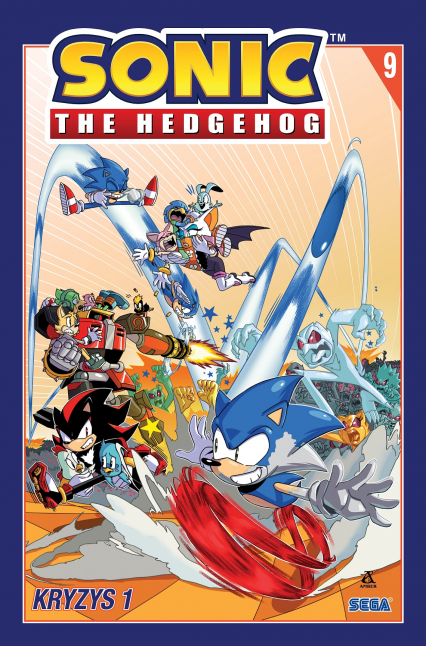 Kryzys 1. Sonic the Hedgehog. Tom 9 - Adam Bryce Thomas, Ian Flynn, Tracy Yardley | okładka