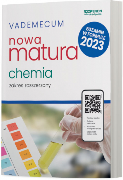 Nowa matura 2024 Chemia Vademecum zakres rozszerzony - Dagmara Jacewicz, Drzeżdżon Joanna | okładka