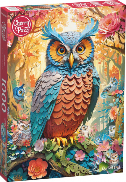Puzzle 1000 CherryPazzi Quilled Owl 30776 -  | okładka
