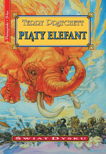 Piąty elefant. Świat Dysku wyd. 2024 - Terry Pratchett | okładka