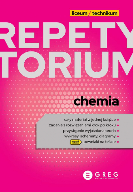 Chemia. Repetytorium liceum/technikum 2023 - Opracowanie Zbiorowe | okładka