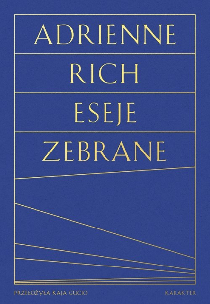 Eseje zebrane - Adrienne Rich | okładka