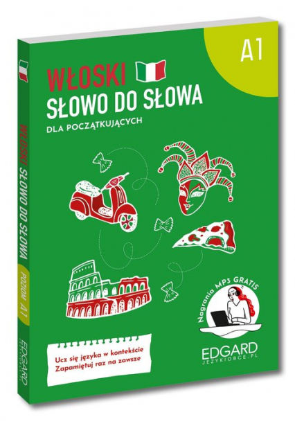 Włoski. Słowo do słowa dla początkujących. Poziom A1. Słowo do słowa -  | okładka