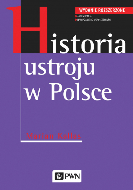 Historia ustroju w Polsce - Marian Kallas | okładka