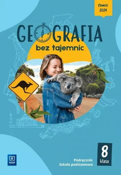 Geografia bez tajemnic podręcznik klasa 8 szkoła podstawowa -  | okładka