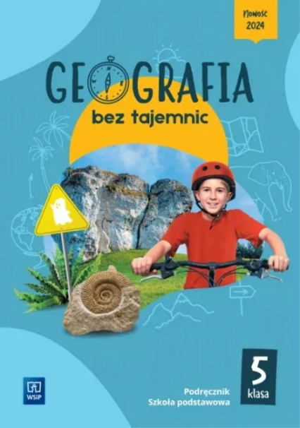 Geografia bez tajemnic podręcznik klasa 5 szkoła podstawowa -  | okładka