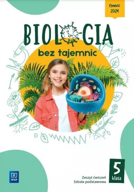 Biologia bez tajemnic zeszyt ćwiczeń klasa 5 szkoła podstawowa -  | okładka