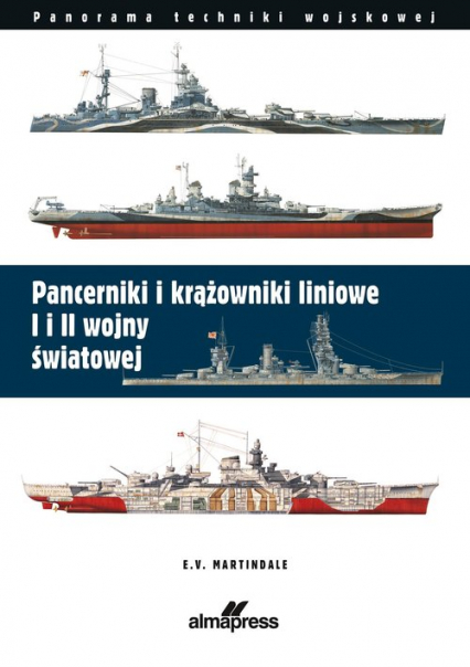 Pancerniki i krążowniki liniowe I i II wojny światowej -  | okładka