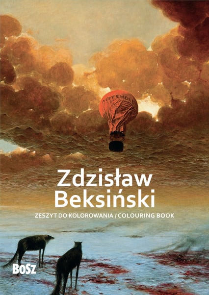 Zdzisław Beksiński. Zeszyt do kolorowania -  | okładka