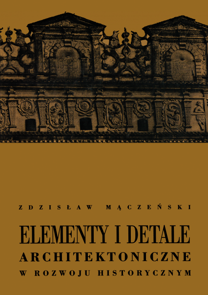 Elementy i detale architektoniczne -  | okładka