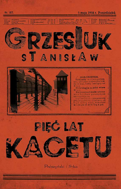 Pięć lat kacetu wyd. specjalne - Stanisław Grzesiuk | okładka