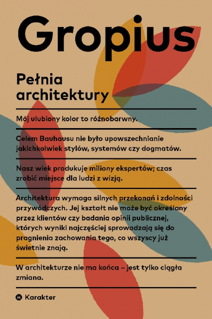 Pełnia architektury wyd. 2 - Walter Gropius | okładka