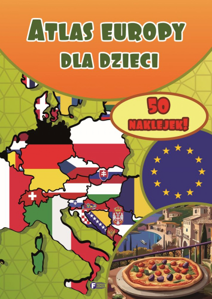 Atlas Europy dla dzieci - Opracowanie Zbiorowe | okładka