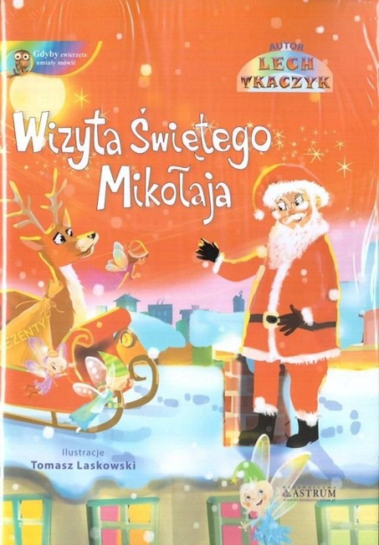 Wizyta Świętego Mikołaja z płytą CD - Lech Tkaczyk | okładka