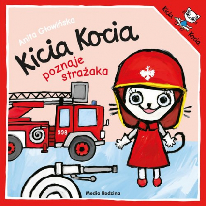 Kicia Kocia poznaje strażaka -  | okładka