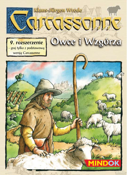 Carcassonne - Owce i Wzgórza - rozszerzenie do gry planszowej - Klaus-Jürgen Wrede | okładka